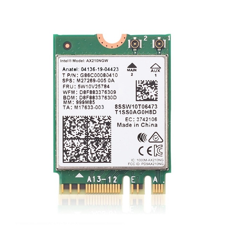 AX210NGW WIFI6E Network Card 5374M 5G Dual Band Wireless Network Adapter