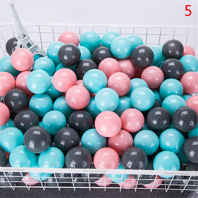 Ioplu 100Pcs สีลูกบอลสำหรับเด็กทารกน้ำ Ocean Wave Ball เป็นมิตรกับสิ่งแวดล้อม Pit เด็กอ่อน