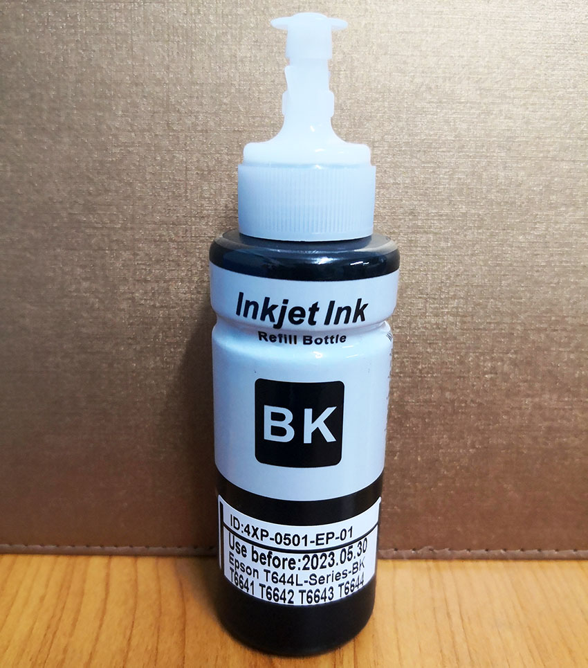 หมึก​เติม For Epson  Ink T6641 T6642 T6643 T6644 มีกล่อง​(ขวดละ100ml)