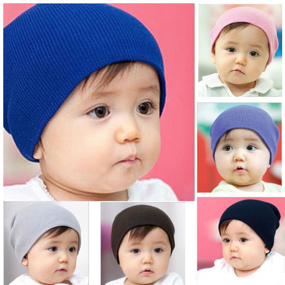 DURIANUJH Boy/girl Cute Soft Girl Kids Beanie Cap Winter Warm Knitted Crochet Baby Hat