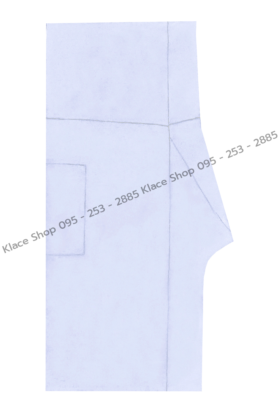กางเกงเล ขายาว 37 - 38 นิ้ว ไม่มีกระเป๋า เอวเชือกผูก กางเกงเลขายาว กางเกงขาก๊วย กางเกงสะดอ -1PLEAT
