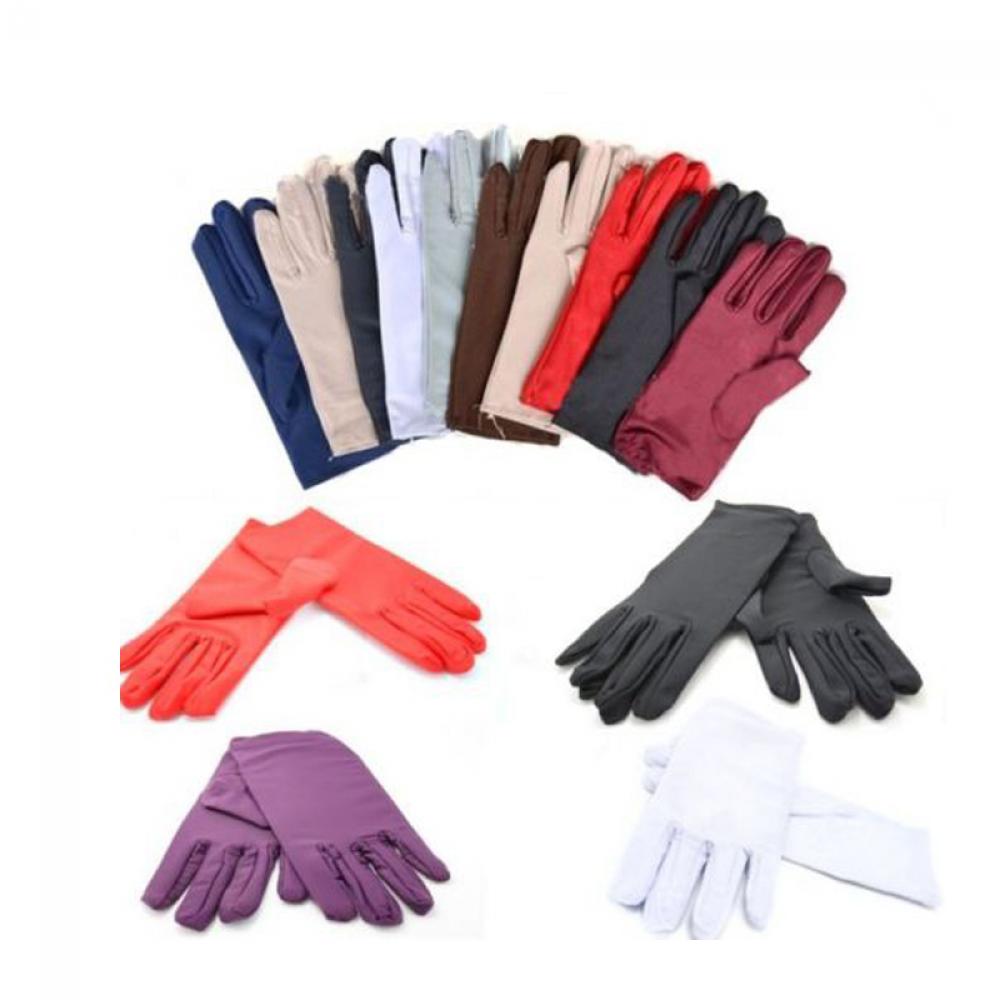 SEHLW953 Fashion Prom Lady Costume Dance Gloves Wedding wrist Short