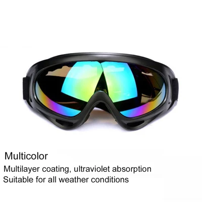 QIAOYUE Cycling motorcycle sports goggles X400 windproof ski goggles/ แว่นตากันลมขี่จักรยานกีฬารถจักรยานยนต์ UV400 X400 แว่นตาสกี windproof (4)