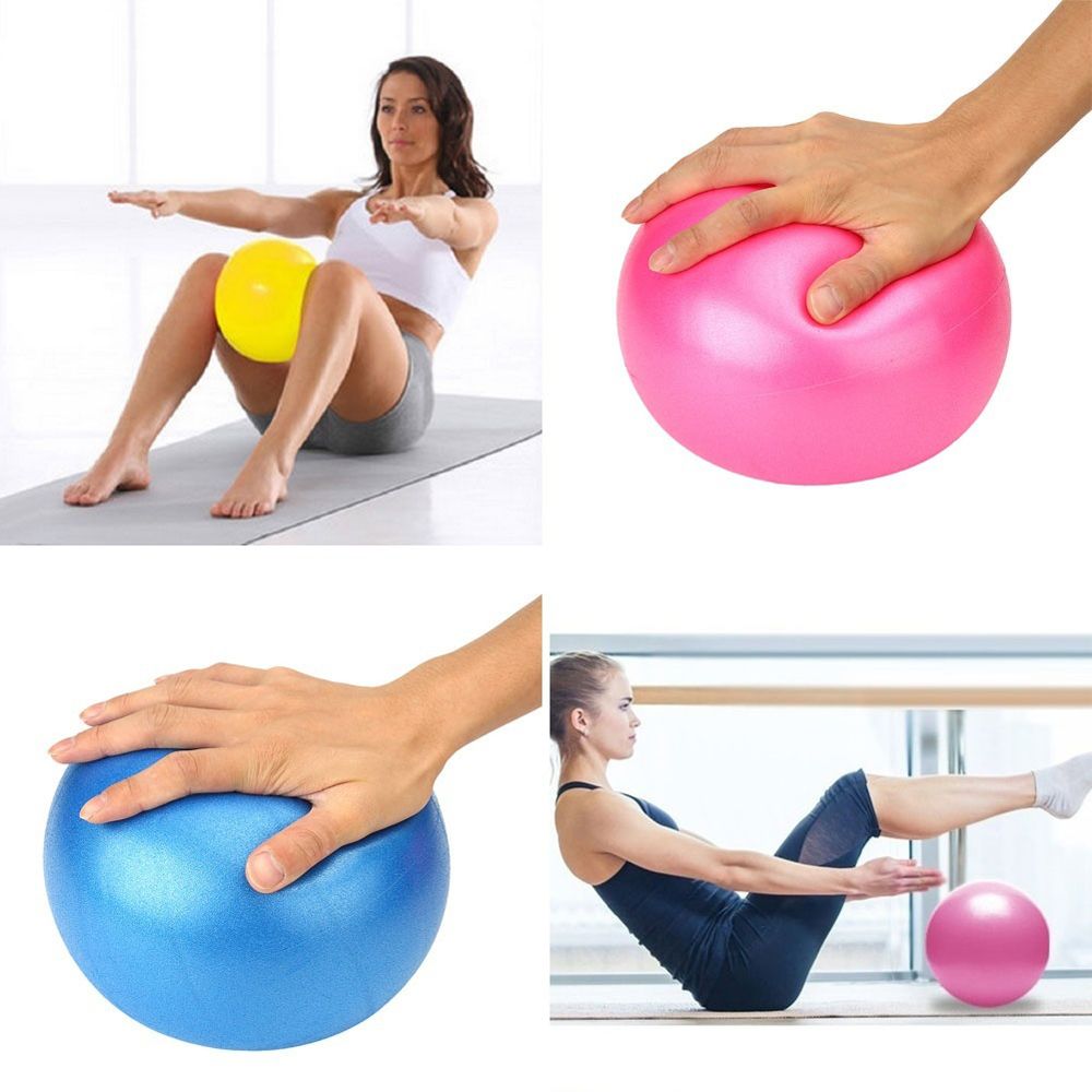LIN X 25ซม.Anti-Slip Mini Home PVC ลูกบอลพิลาทีส Smooth การฝึกอบรมเทรนเนอร์สมรรถภาพทางกาย Ball Balance ลูกบอลโยคะบอลลูกบอลออกกำลังกาย
