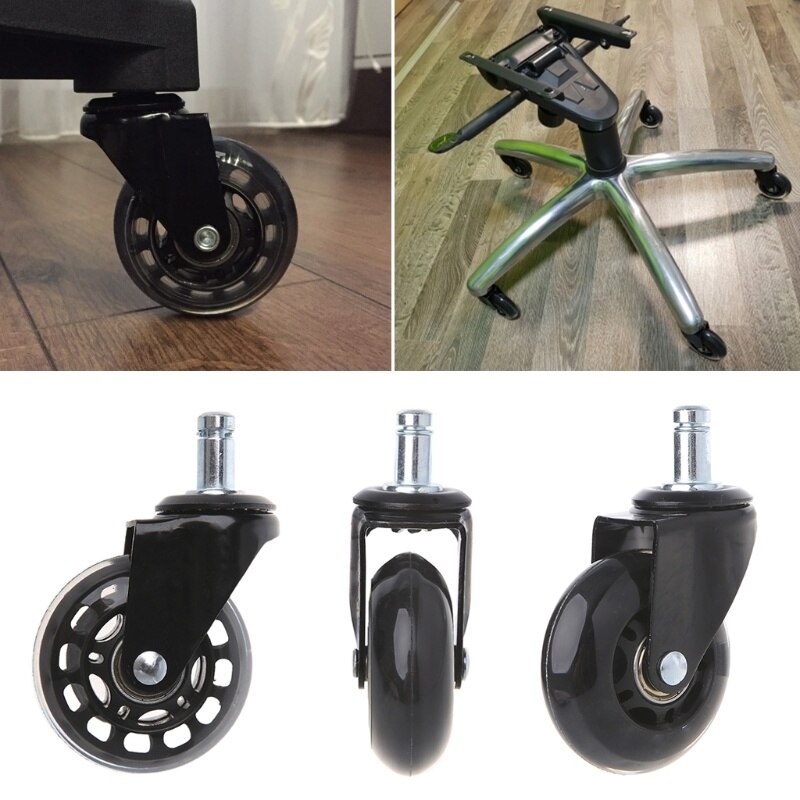 2.5/3 "câm đồ nội thất bánh xe quay ruer M10 lăn rollerblade phong cách Castor 60kg bàn làm việc ghế bánh xe Bộ phận thay thế