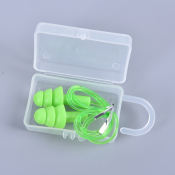 Waterproof silicone ear plugs for noise reduction during sleep