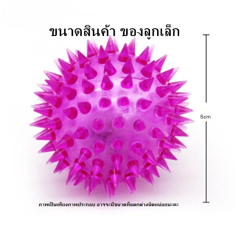 ลูกบอลยาง มีไฟLED บีบแล้วมีเสียง ของเล่นสำหรับสัตว์เลี้ยงที่มนุษย์อย่างเราก็เล่นได้ สินค้าดี ราคาถูก พร้อมส่งในประเทศไทย-P218