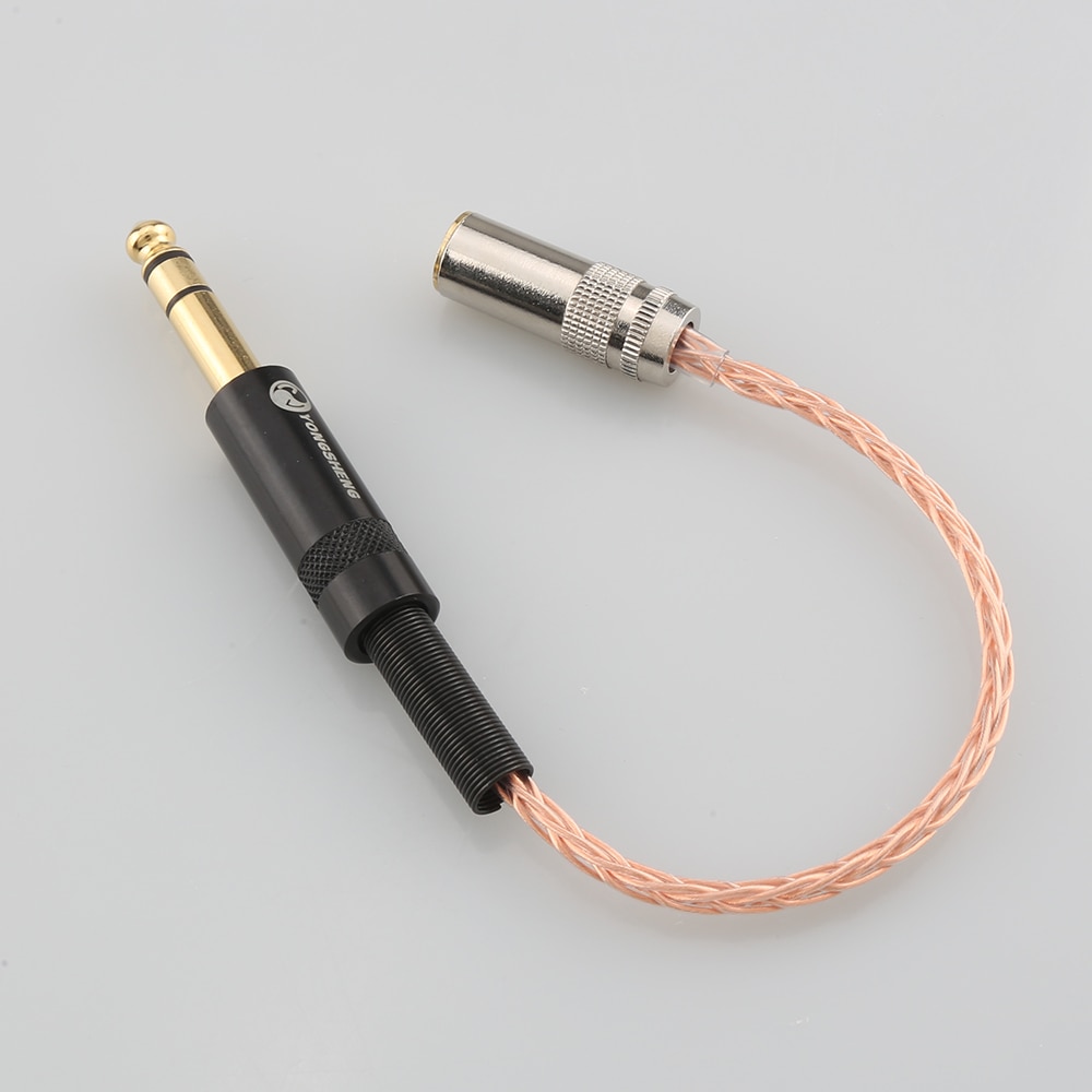 4.9ft T5 Headphone 3.5mm TRS Male Plug to Dual 3.5mm Connector cable 1.5M KK Cable PR-T Compatible Upgrade Audio Cable Replacement for Earphone Cable Beyerdynamic T1 II PR-T 