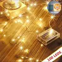 Decoration LED strip light for Christmas holiday light 2 meters 20 led beads copper wire powered by 2AA battery