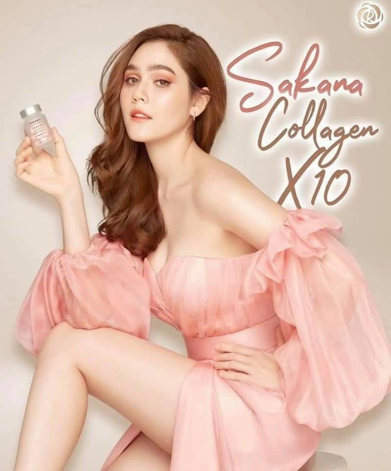 คอลลาเจน Rose Gold Sakana Collagen X10