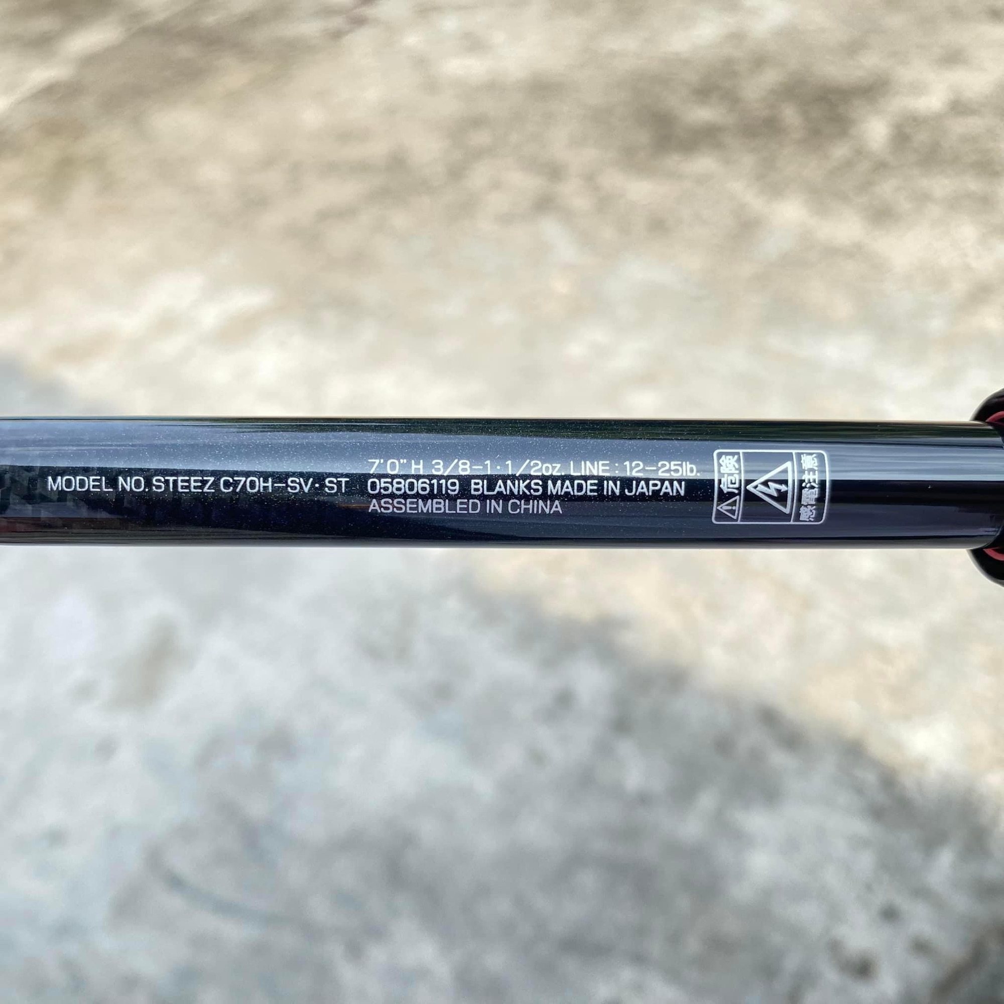 คันเบท Daiwa 21 Steez C70H-SV・ST [ FURY ] เวท 12-25lb. ยาว 7 ฟุต
