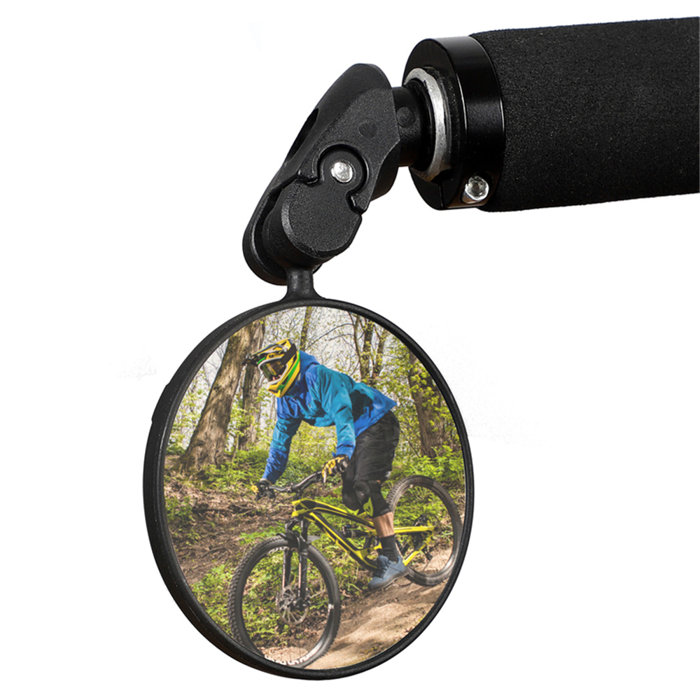 SBC6605888สำหรับจักรยานเสือภูเขาขี่จักรยาน Handlebar ปรับยืดหยุ่นรถจักรยานยนต์ Looking Glass 360หมุนกระจกจักรยานกระจกมองหลังจักรยาน