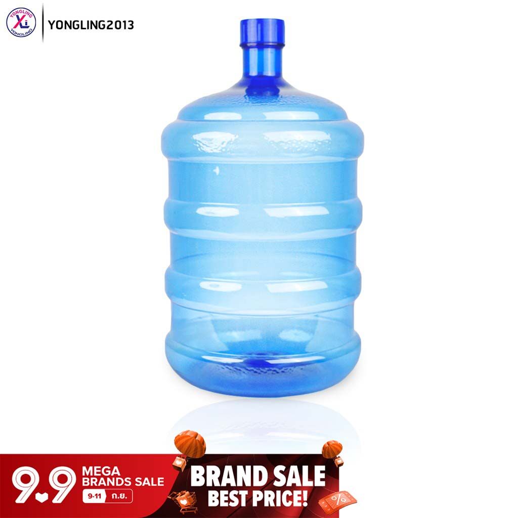 Yonglingถังน้ำดื่ม PET ขนาด 18.9 ลิตร ถังฝาเกลียว สำหรับใส่น้ำดื่ม