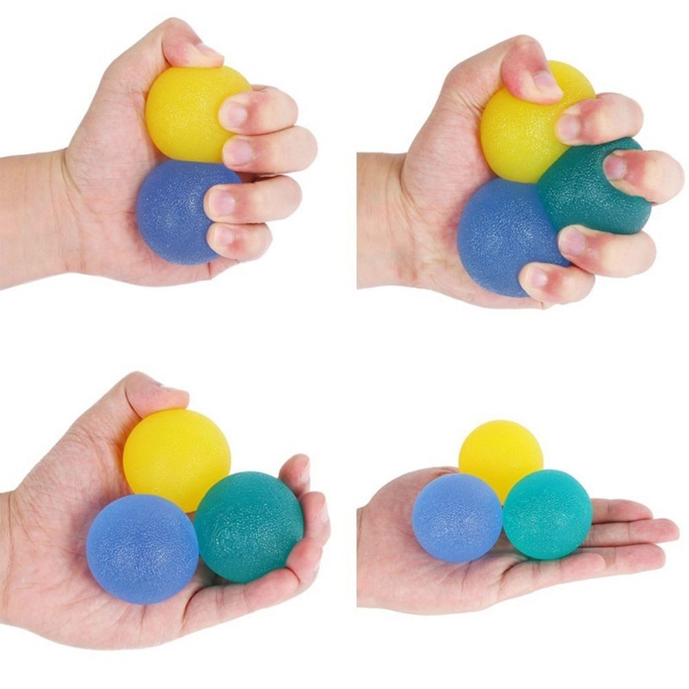 HILBAT Decompression โบนัส Therapy การเคลื่อนไหวนวด Power อุปกรณ์มือนิ้วมือ Strengthener 1Pcs ที่บีบบริหารลูกบอลออกกำลังกาย