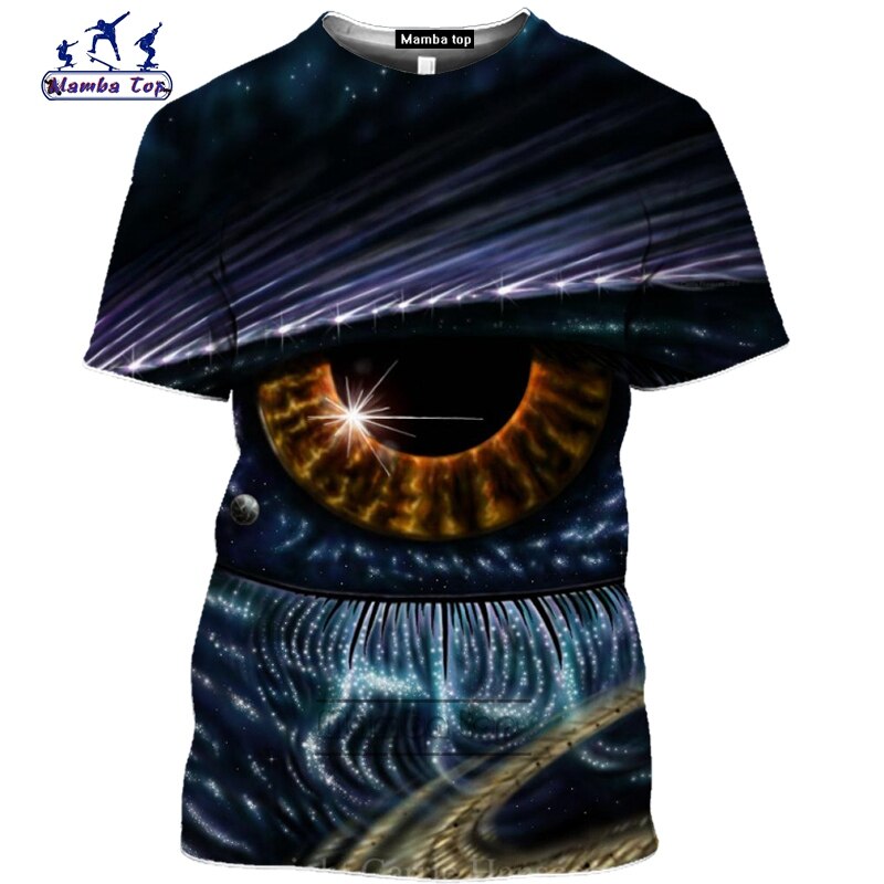 Mamba top Egypt Horus eye shirt fashion funny mens T-Shirt 3D Anime sacred Wedjat Eye tee O-neck summer Short sleeve streetwear (9)