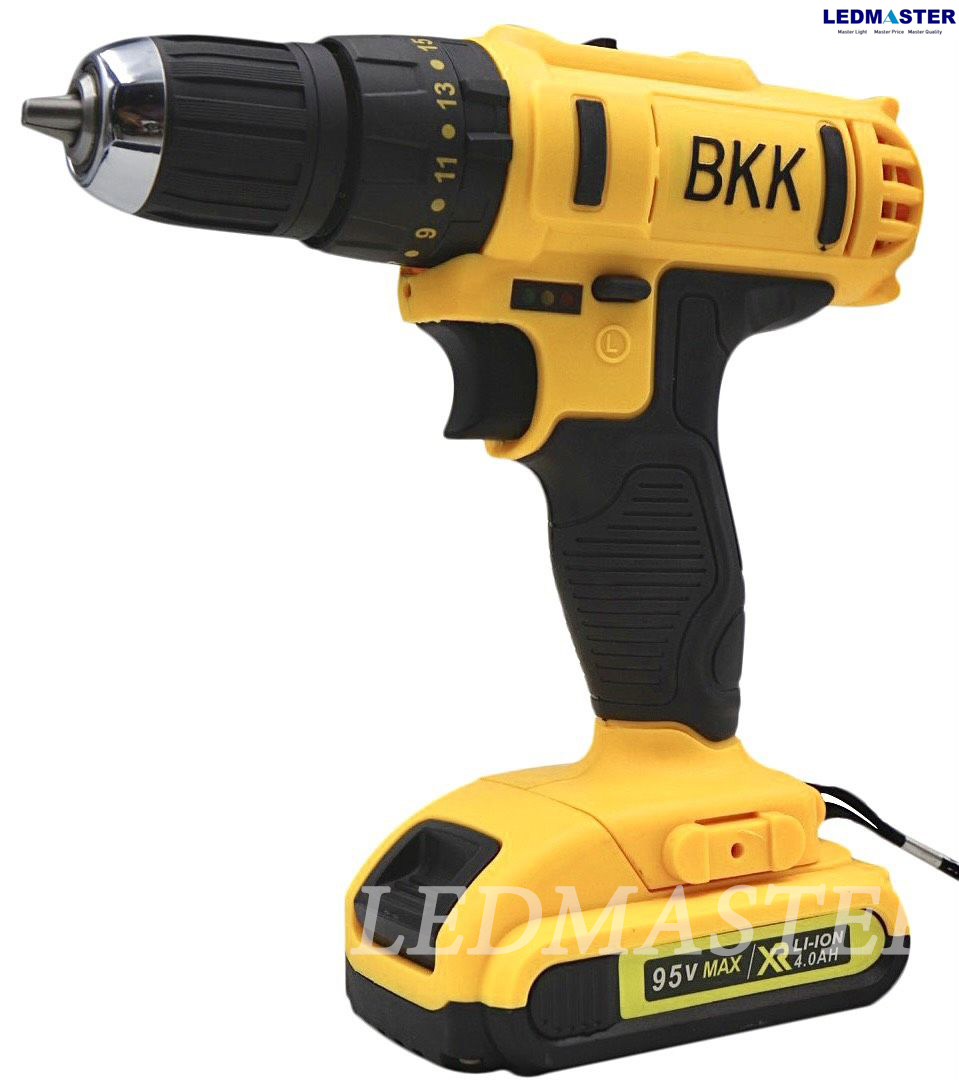 (ของแท้) สว่านไร้สาย แบบ 3 ระบบ 95V รุ่น BKK สว่านเจาะไม้ ปูน เหล็ก ปรับสปีดได้ มีไฟแจ้ง