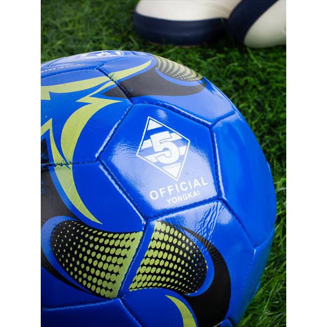 ลูกฟุตบอล ลูกบอล มาตรฐานเบอร์ 5 หนังเย็บ PVC ยืดหยุ่นพิเศษ รับแรงกระแทกได้มาก สำหรับแข่งขันกีฬามืออาชีพ Soccer Ball football