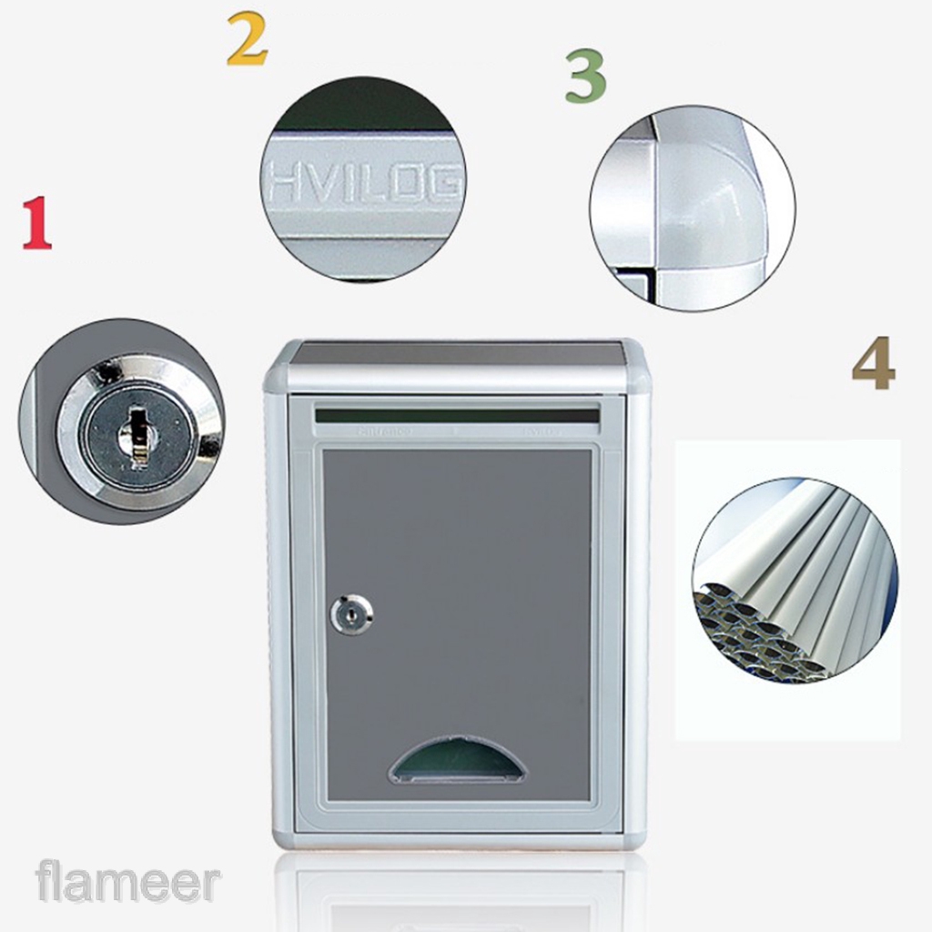 Modern Wall Mount Lockable Mail Outdoor Rainproof ParcelSuggestion es