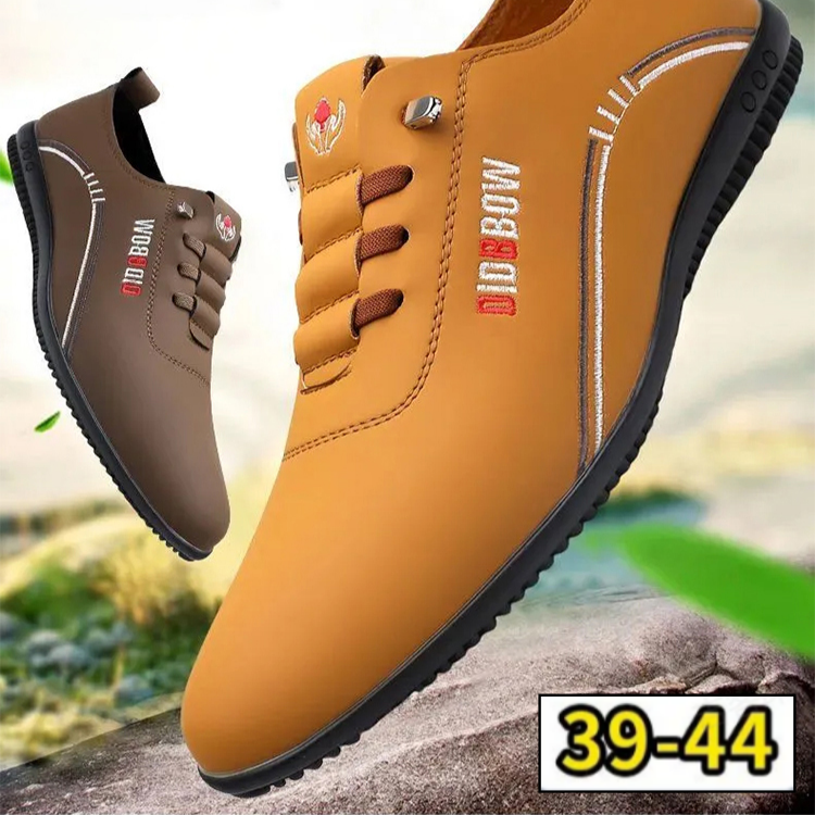 รองเท้าหนังสไตล์อังกฤษแมทช์ง่าย รองเท้าหนังสไตล์อังกฤษ รองเท้าโลฟเฟอร์ลําลอง หนัง แฮนด์เมด แฟชั่นใหม่ สําหรับผู้ชาย ราคา 272 บาท*ส่งฟรี