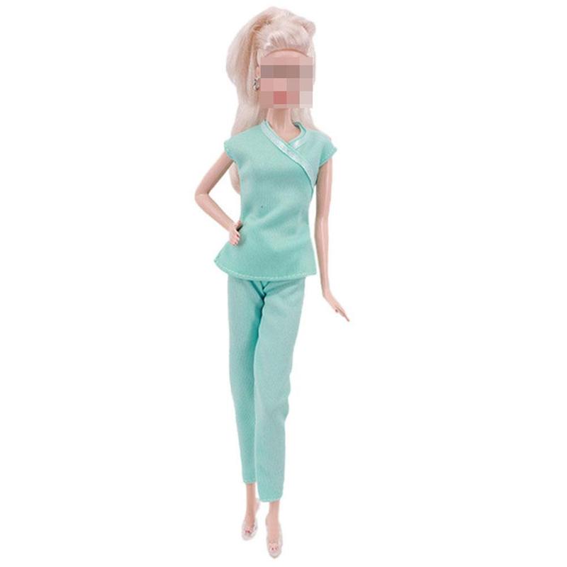 30ซม.Barbie ตุ๊กตา6ชุดเดรสแฟชั่นเสื้อผ้าลำลองชุดของเล่น ตุ๊กตาตู้เสื้อผ้า Barbie H5X3