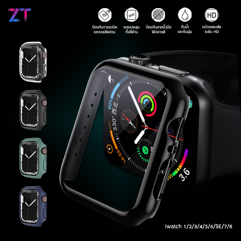 เคส applewatch 8 เคสสมาร์ทวอทช์ สำหรับ Apple Watch Series 8 7 SE 6 5 4 3 2 1 ขนาด 41มม 45มม 38มม 42มม 40มม 44มม 49มม #A-016