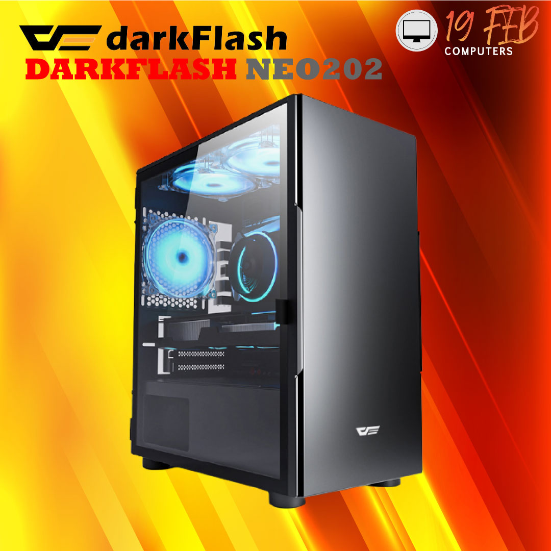 COMPUTER CASE GAMING DarkFlash Neo 202 BLACK/WHITE