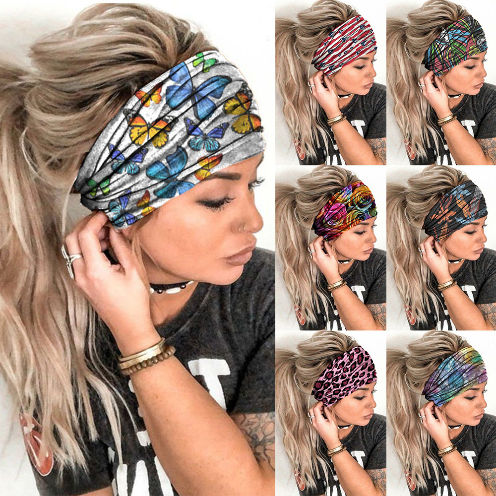 SIKOU30 Women and Men Gym Running Fitness Quick Dry Sports Yoga Hair Bands Head Wraps Fashion Headbands Fitness Turban