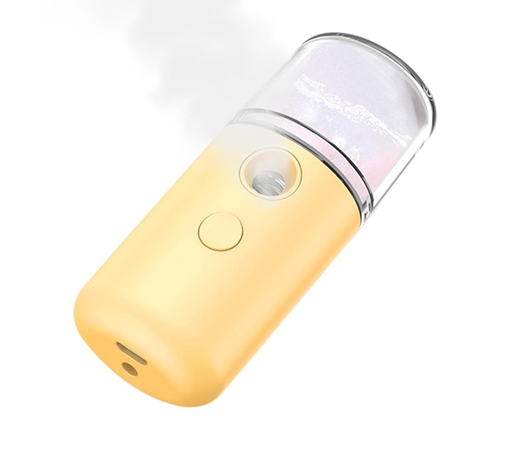 เครื่องพ่นแอลกอฮอล์ เครื่องพ่นสเปรย์น้ำแร่ ชาร์จ USB เครื่องพ่นน้ำแร่นาโน แบบพกพา ช่วยฟื้นฟูผิวหน้า Mini USB Steamer Nano mist moisture sprayer Face Humidifier Skin C