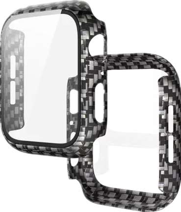 【เคฟล่า】 เคสสำหรับ Apple Watch SE ขนาด 38mm. 40mm. 42mm. 44mm. กระจก+pc สำหรับ iWatch Series 6/5/4/3/2/1