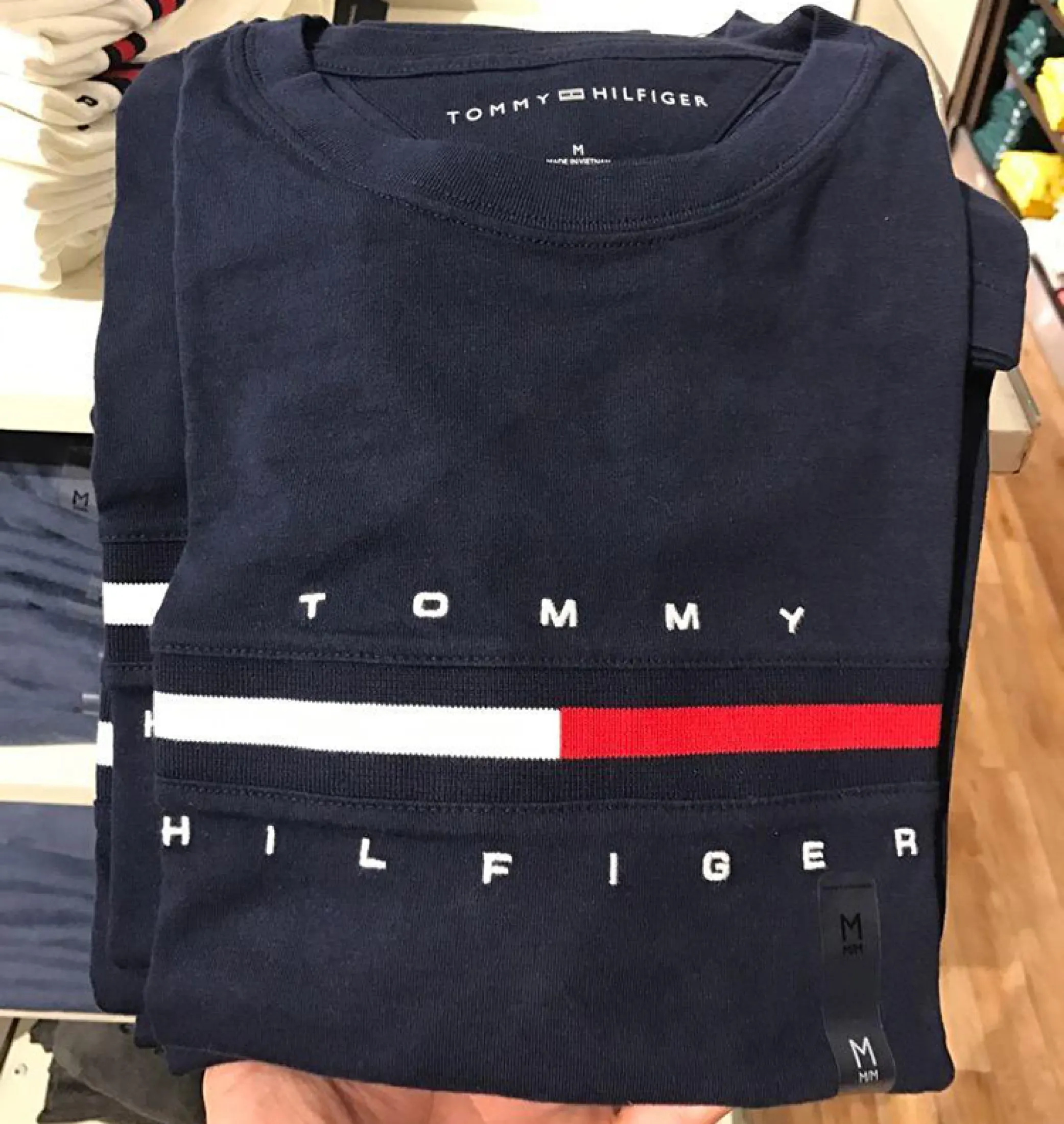 American Tommy Hilfiger Tommy T Shirt Cotton Short Sleeved Round Neck Bottoming Shirt Loose Classic Logo Men S Clothing Lazada Ph