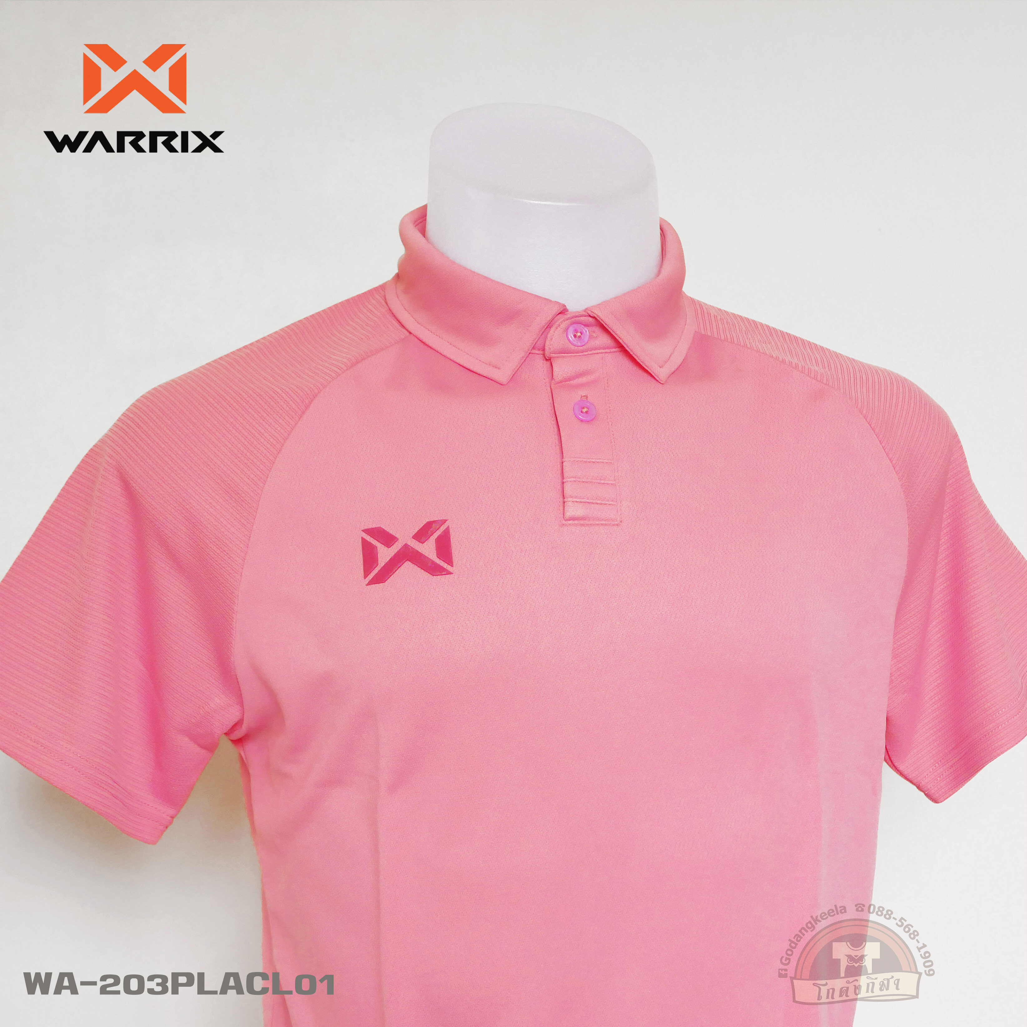 WARRIX เสื้อโปโล WA-203PLACL01 วอริกซ์ วาริกซ์ ของแท้ 100%