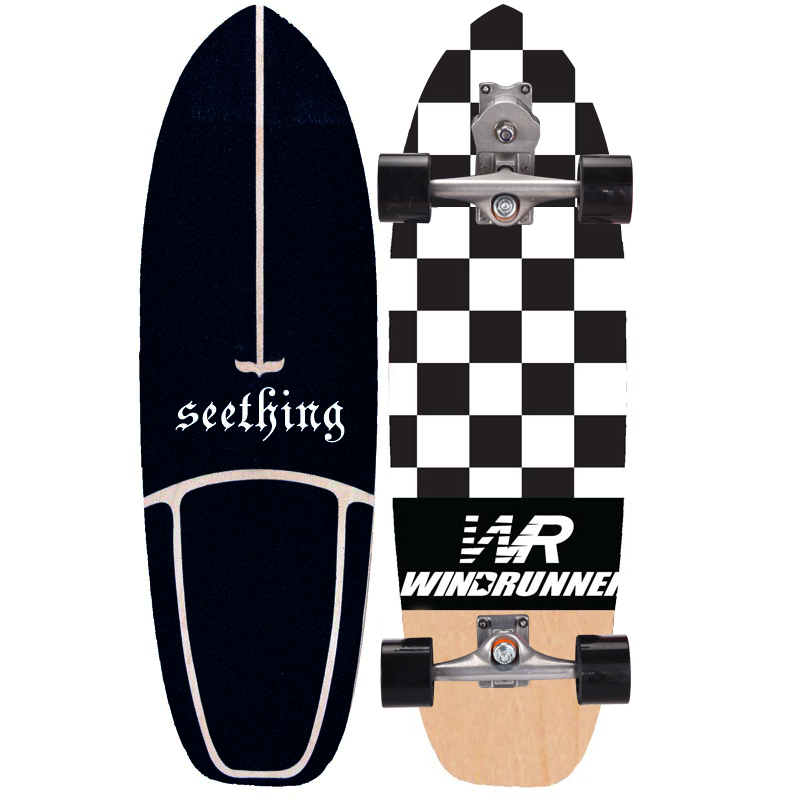 surf skate S7 สเกตบอดผู้ใหญ่ สเก็ตบอร์ด เเท้ สเก็ตบอร์ด S7 ที่หมุนได้อย่างคล่องตัว สเก็ตบอร์ดเมเปิ้ลคุณภาพสูง