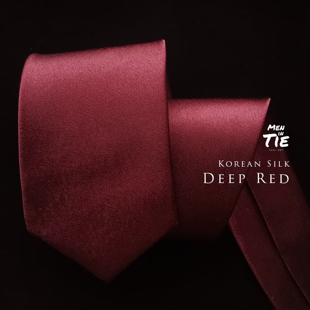 Men in Tie เนคไทสีล้วนหลากหลายสี แบบผูกเอง หน้ากว้าง 7 cm 2.75 นิ้ว ยาว 145 cm