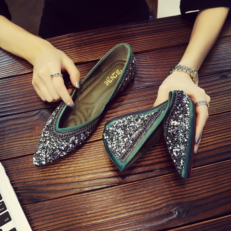 Giày búp bê nữ Pazzion Ballerina Flats 012081AAL34 Almond
