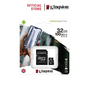 ภาพหน้าปกสินค้าKingston Canvas Select Plus Class 10 microSD Card 32GB (SDCS2/32GB) ซึ่งคุณอาจชอบราคาและรีวิวของสินค้านี้