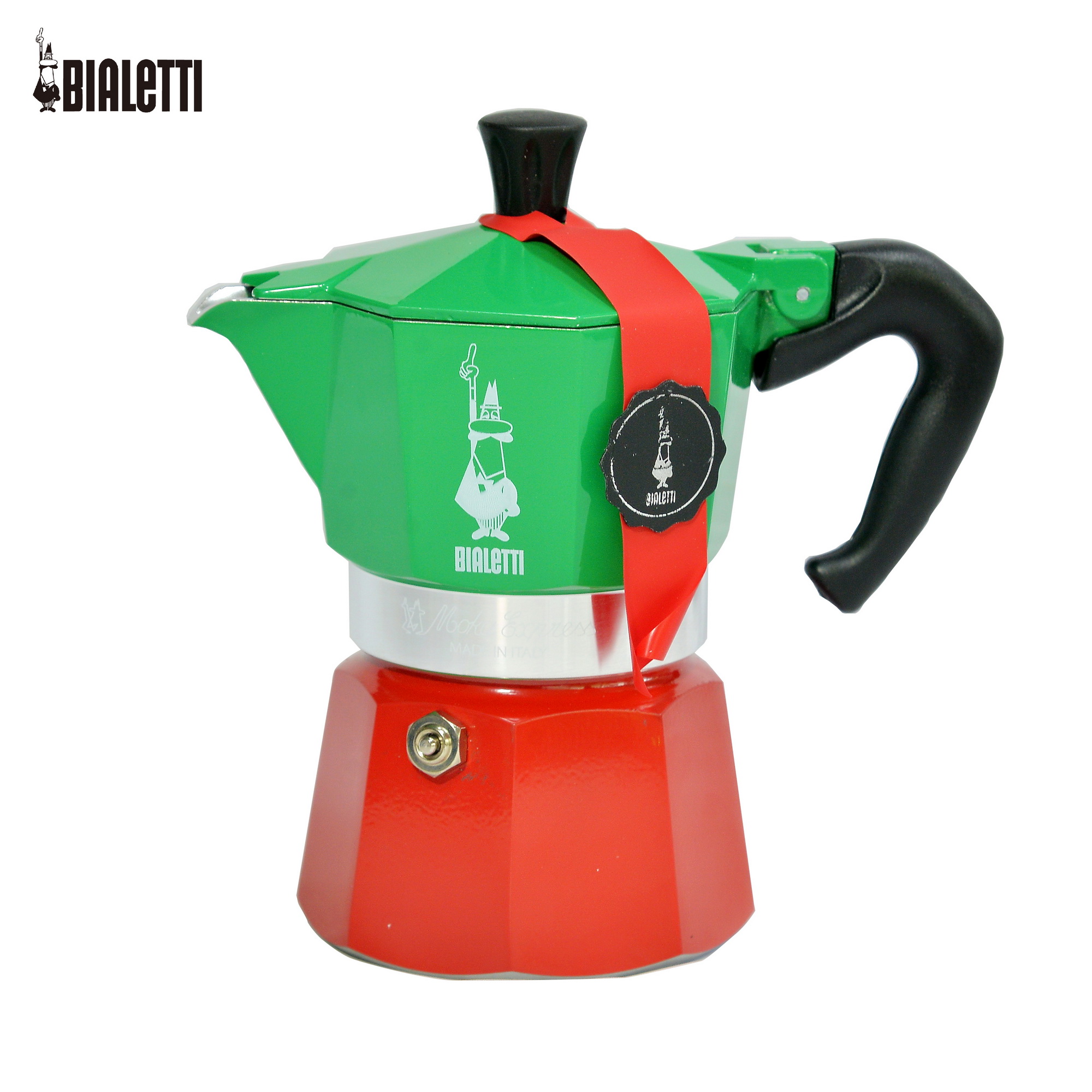 BIALETTI โมค่าพอท Italy TriColour 3cup 130ml. ราคา 1,975 บาท*ส่งฟรี