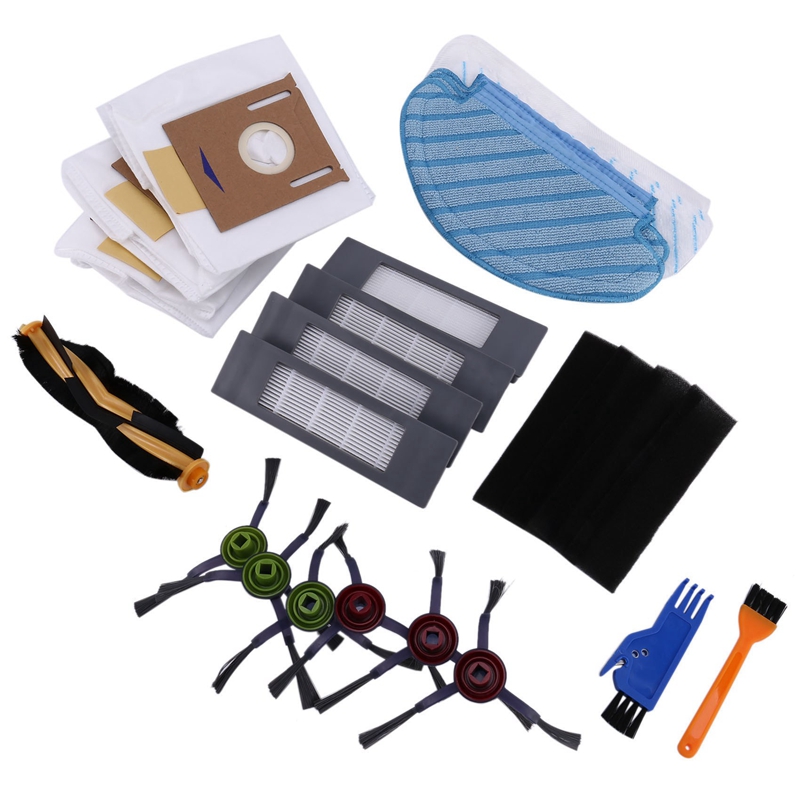 Replacement ecovacs deebot accessory pack for ecovacs deebot ozmo t8 aivi/ t8 max/ t8/ n8 pro/ n8 pro plus robot vacuum