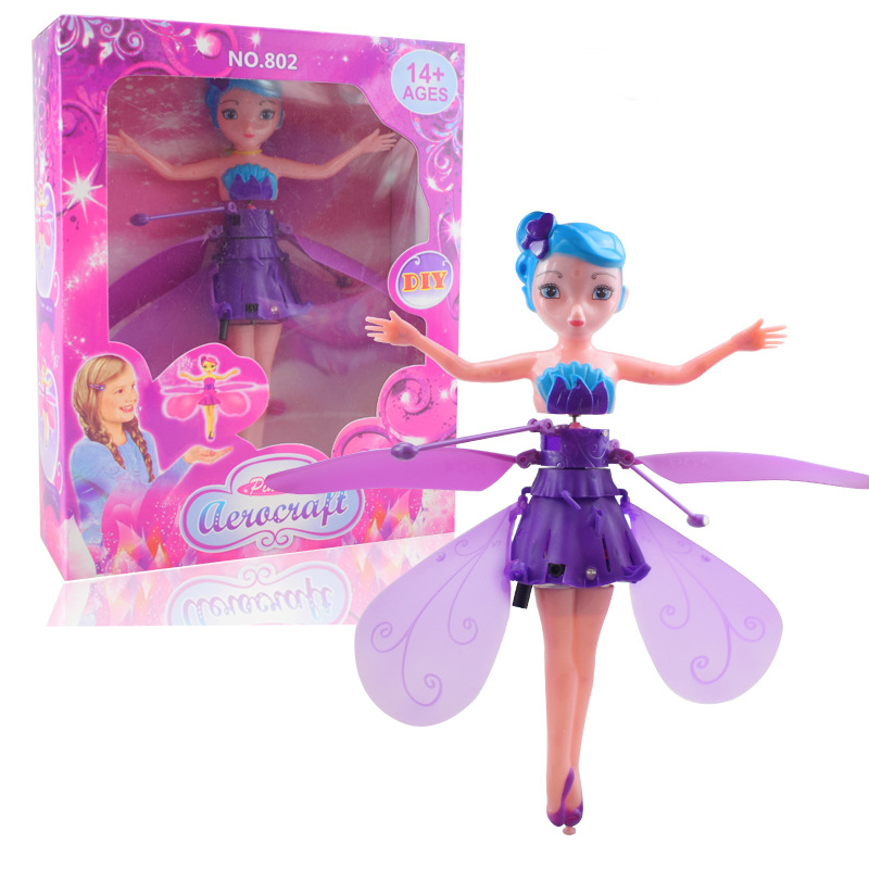 นางฟ้าบินได้ Flying fairy นางฟ้าบินได้ ของเล่นเด็กผญ ตุ๊กตาน่ารักๆ ของเล่น ของเล่นบินได้ ตุ๊กตาบาบี้ ลูกเจี๊ยบไขลาน ของขวัญสำหรับเด็กผู้หญิง ใหม่ Flying Fairy อินฟราเรดการควบคุมการเหนี่ยวนำอิเล็กทรอนิกส์ Flying Angel Baby Princess toy