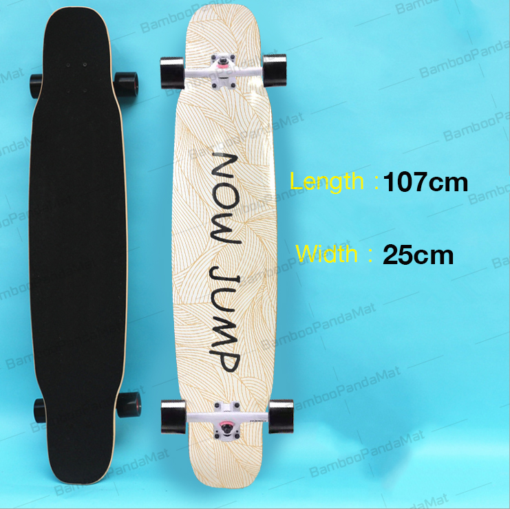 Skateboard ลองบอร์ด Longboard Skateboard (ฟรี! กระเป๋าและอุปกรณ์ครบชุด) ส่งจากไทย3 วันได้รับของ กระดานยาวสเก็ตบอร์ดมืออาชีพ เริ่มต้นผู้ใหญ่วัยรุ่น