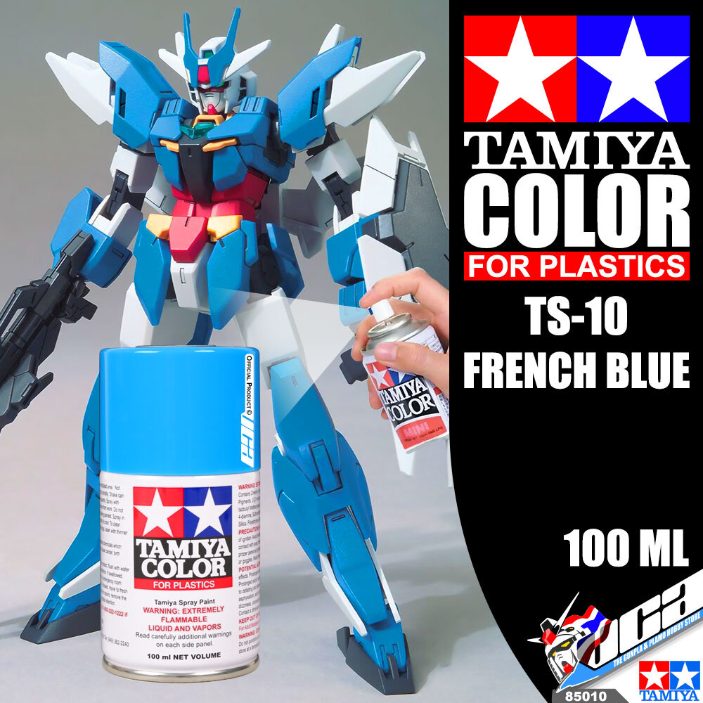 TAMIYA 85010 85010 TS-10 FRENCH BLUE COLOR SPRAY PAINT CAN 100ML