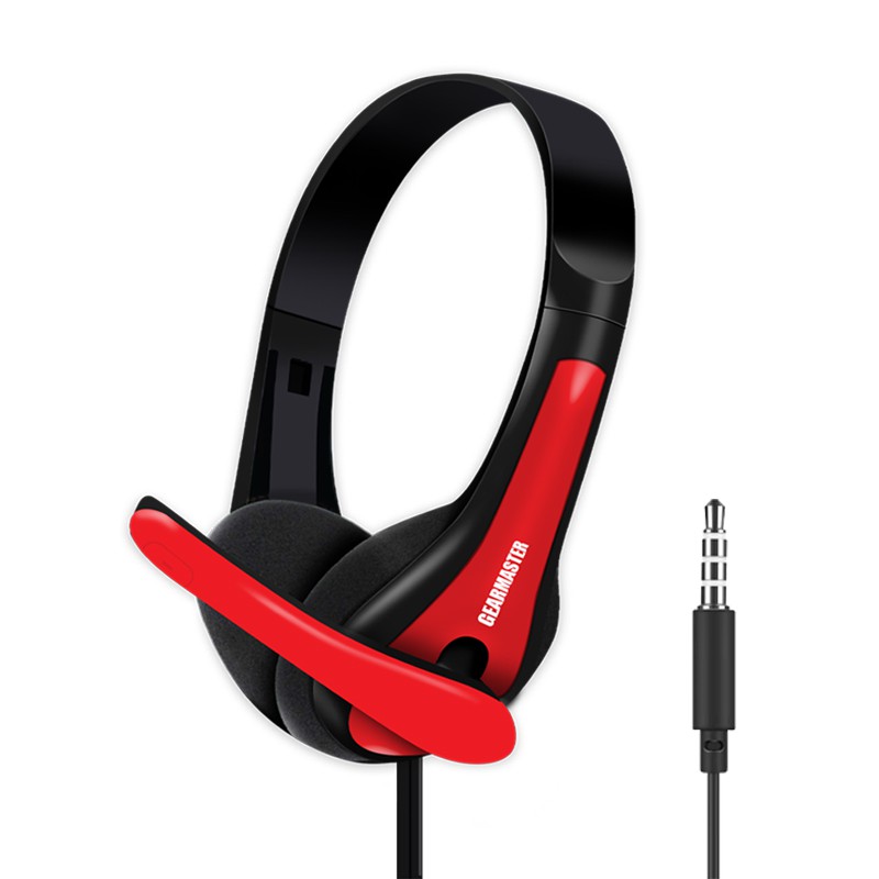 ?ส่งเร็ว? ร้านDMแท้ๆ GEARMASTER GMN-09 Headphone หูฟัง มือถือ โน๊ตบุ๊ค สำหรับเด็กเรียนออนไลน์ หูฟังเด็ก แจ็ค3ขีด TRRS #DM 09