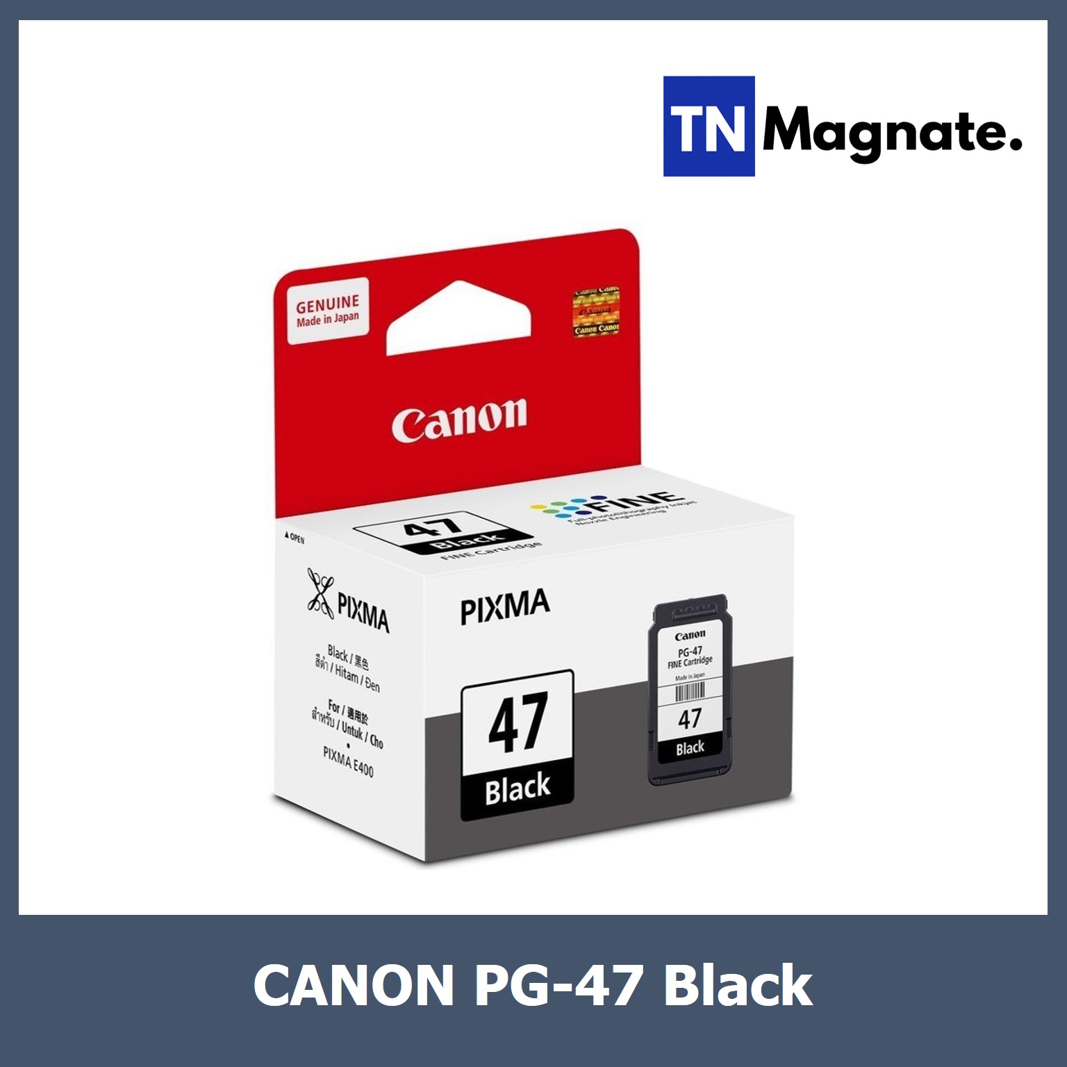 [หมึกพิมพ์] Canon INK PG 47 BK / CL 57 CO (Black/Color) - เลือก 1 กล่อง