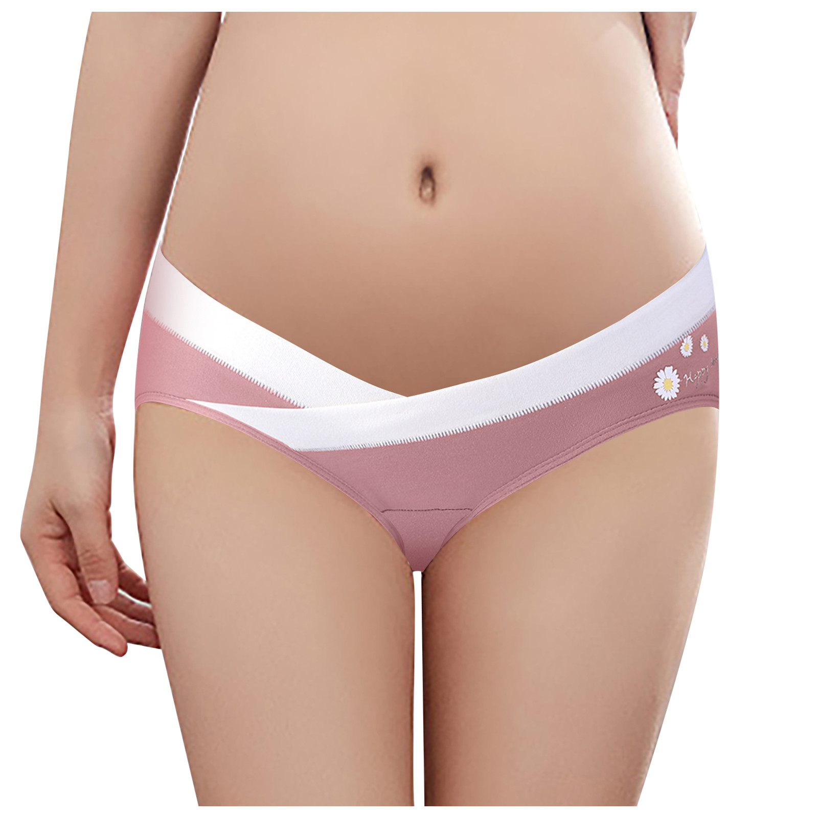 BOODDO Breathable V-ประเภทต่ำเอวชุดชั้นในกางเกงกางเกงในสตรีมีครรภ์การตั้งครรภ์กางเกงขาสั้นกางเกง
