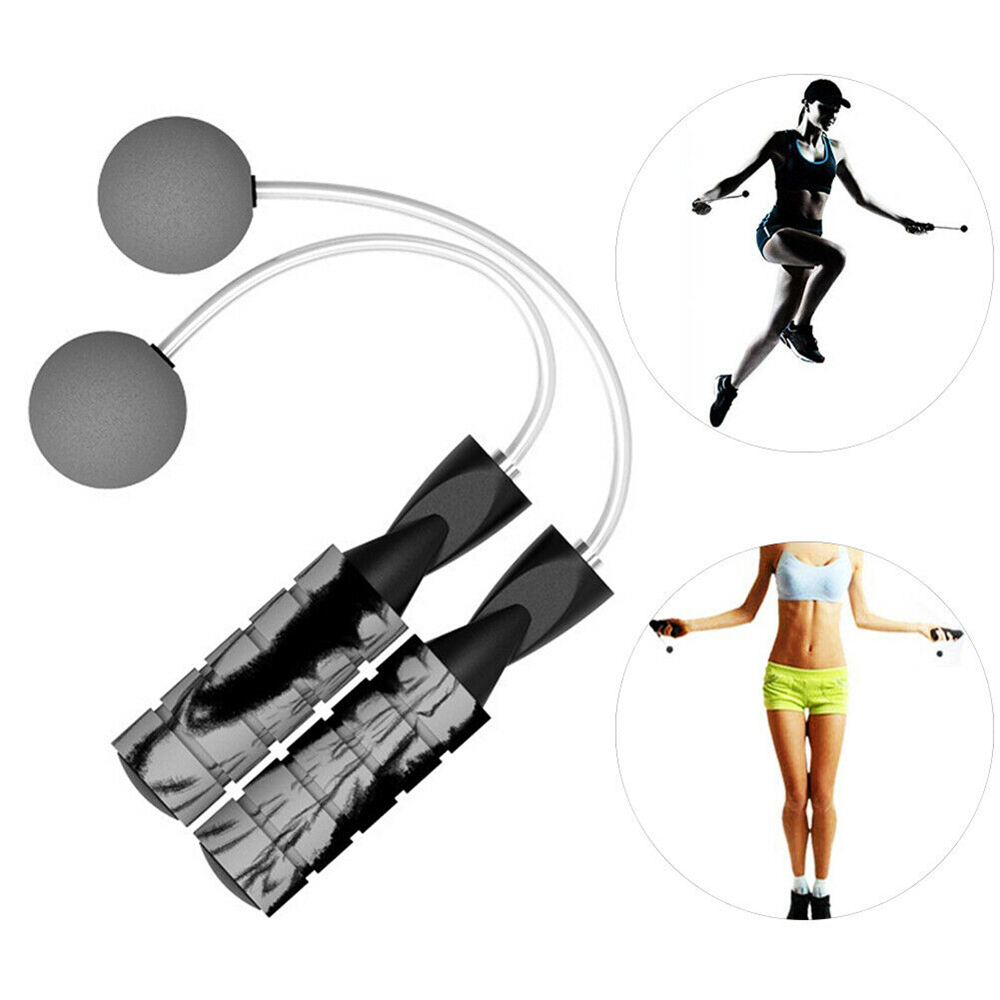 SWRJGM SHOP Fitness Equipment Bodybuilding Exercise Gym Training Cordless Skipping Jump Rope Ropeless Adjustable