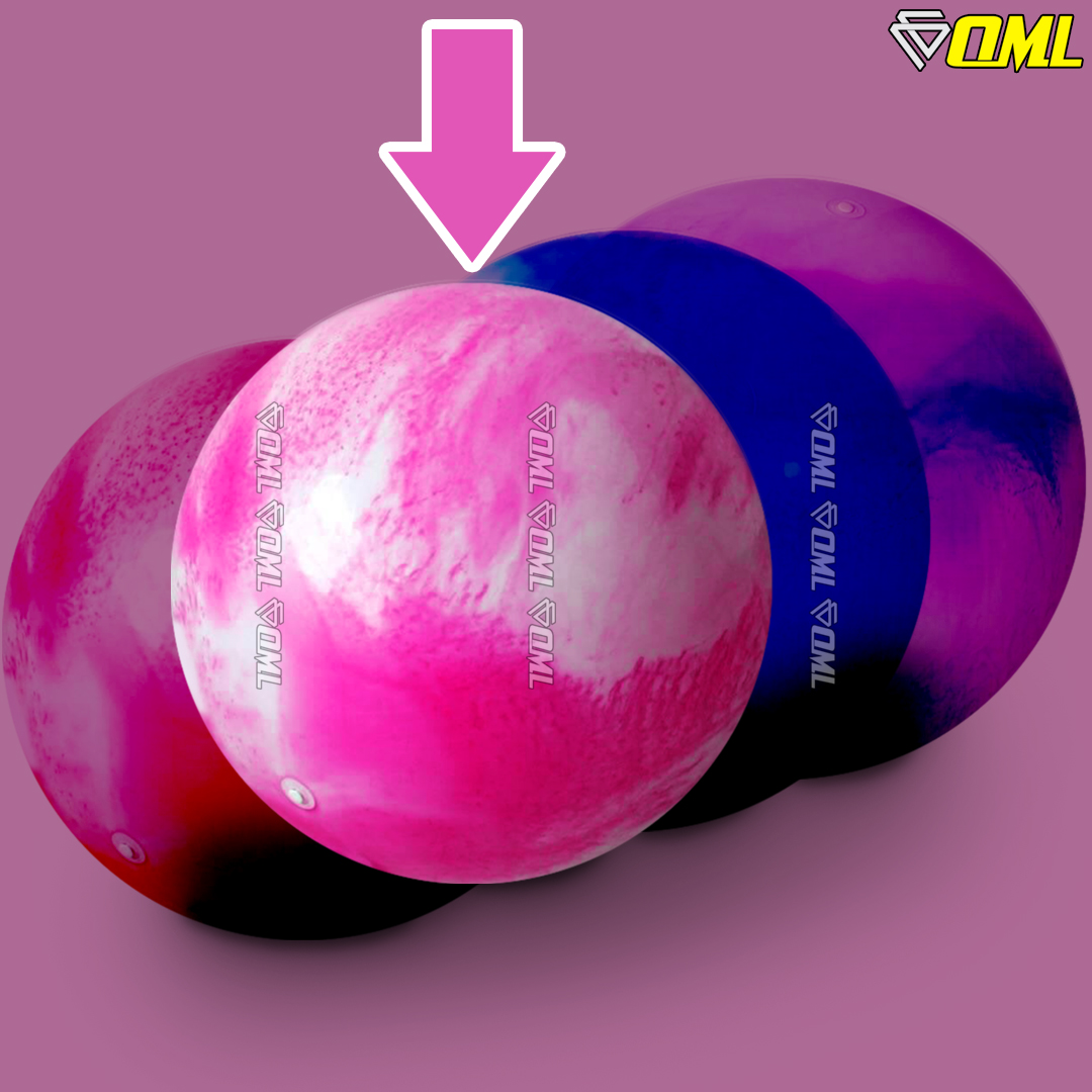 OML ลูกบอลโยคะ เนื้อPVCหนา!! [หนึบติดพื้น ไม่ลื่น ไม่แตก ปลอดภัย99.99%] ลูกบอลออกกําลังกาย ลูกบอลโยคะ บอลพิลาทิส บอลโยคะ