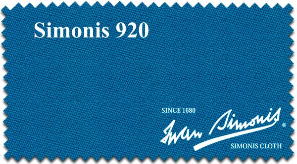Simonis 920 Electric Blue Pool Billiard Cloth for 7-9 ft. ราคา 8,800 บาท*ส่งฟรี