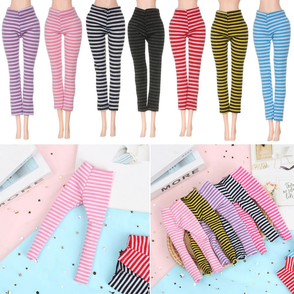 THEISM PERSECUTE64TH2 High quality New Fashion 1/6 Doll Dolls Accessories Doll Clothes Elastic Trousers Handmade Candy Color Pants