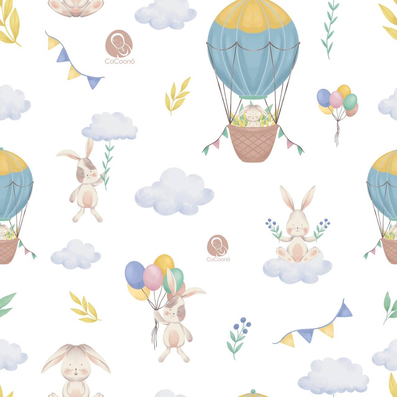 CoCoono duo set 2 (ที่นอน+หมอนยางพารารุ่น Toddler)