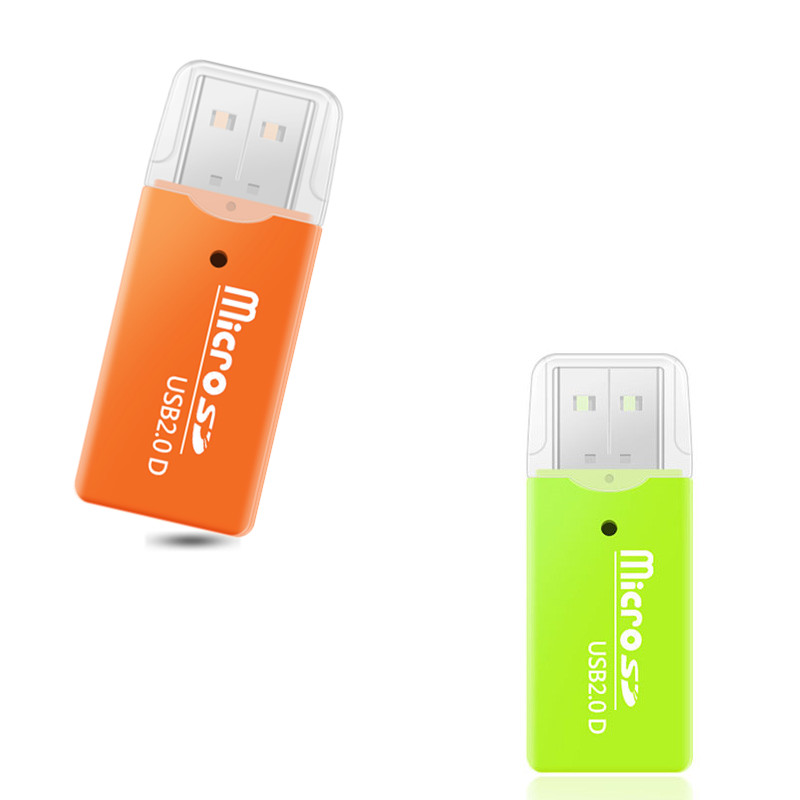 ซื้อหนึ่งแถมหนึ่ง แบบพกพา USB 2.0 Card Reader USB TF Micro SD OTG อะแดปเตอร์เครื่องอ่านการ์ดหน่วยความจำสำหรับ Samsung Macbook Huawei LeTV