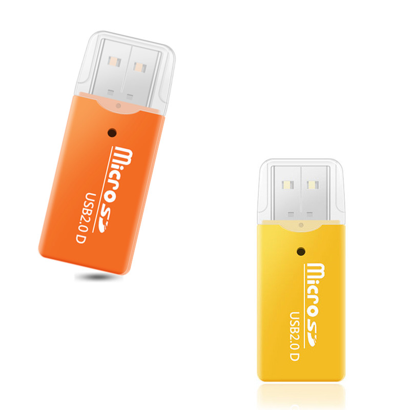 ซื้อหนึ่งแถมหนึ่ง แบบพกพา USB 2.0 Card Reader USB TF Micro SD OTG อะแดปเตอร์เครื่องอ่านการ์ดหน่วยความจำสำหรับ Samsung Macbook Huawei LeTV